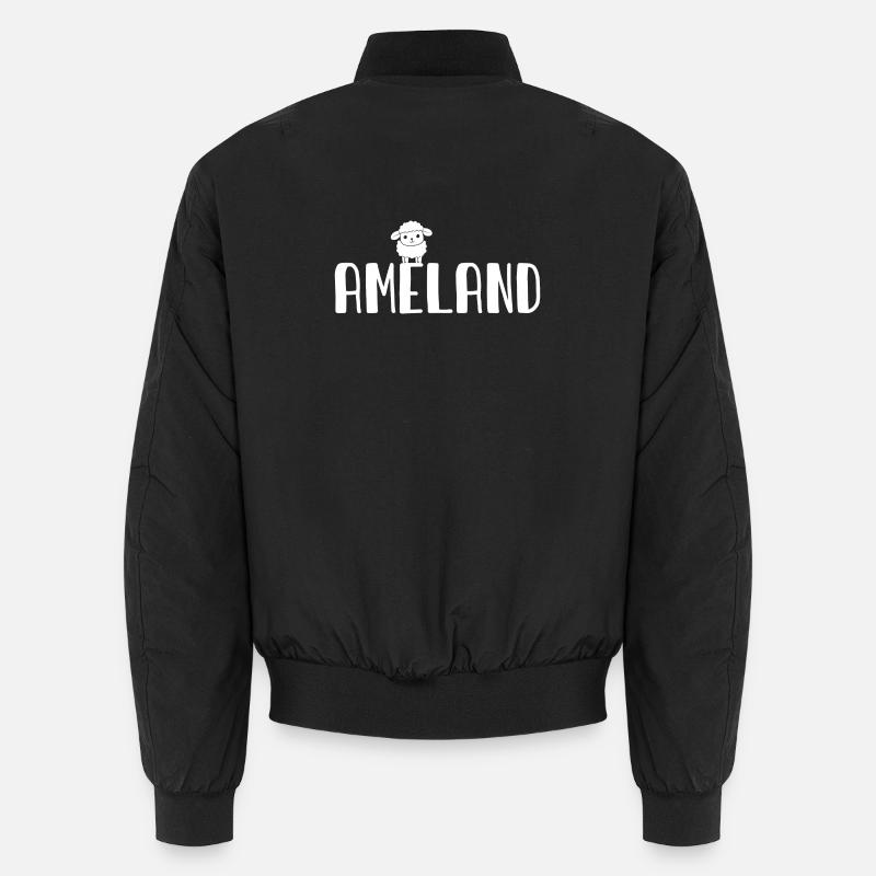 Sweet Sheep Ameland - Unisex Bomber Jacket - black