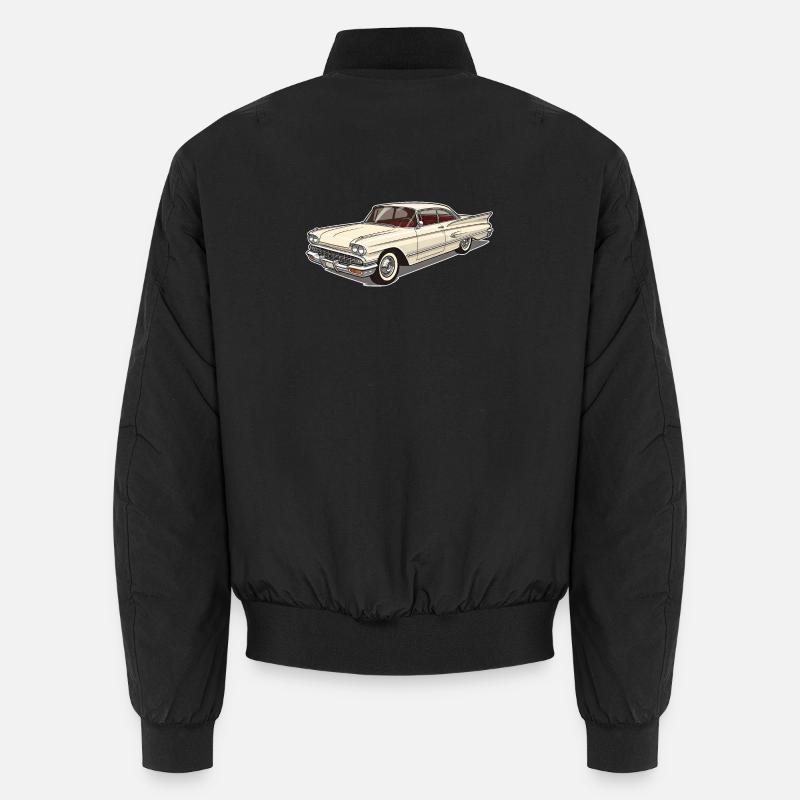 Klassischer Oldtimer - Elegantes Retro-Autodesign - Unisex Bomberjacke - Schwarz