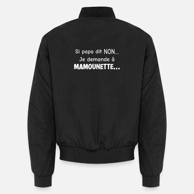 Mamounette Komplizin - Humor Mama Unisex Bomberjacke