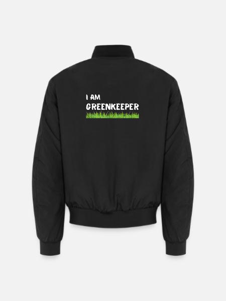 Retro Greenkeeper - Professionelle Rasenpflege - Unisex Bomberjacke - Schwarz