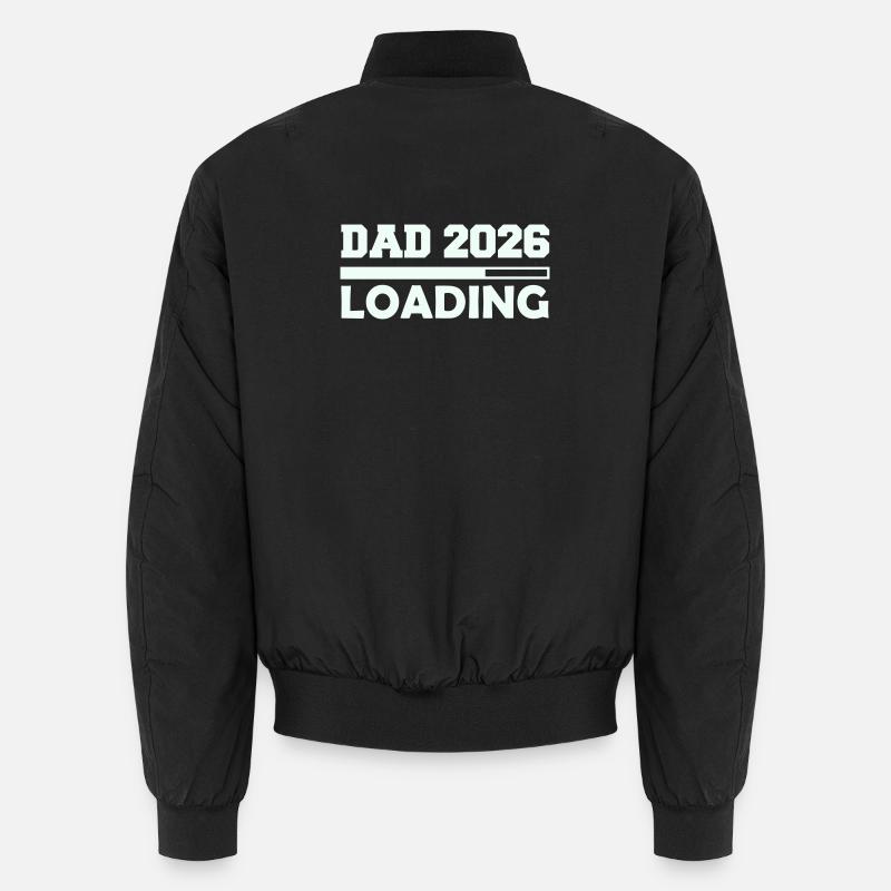 Papa 2026 invites - Unisex Bomber Jacket - black