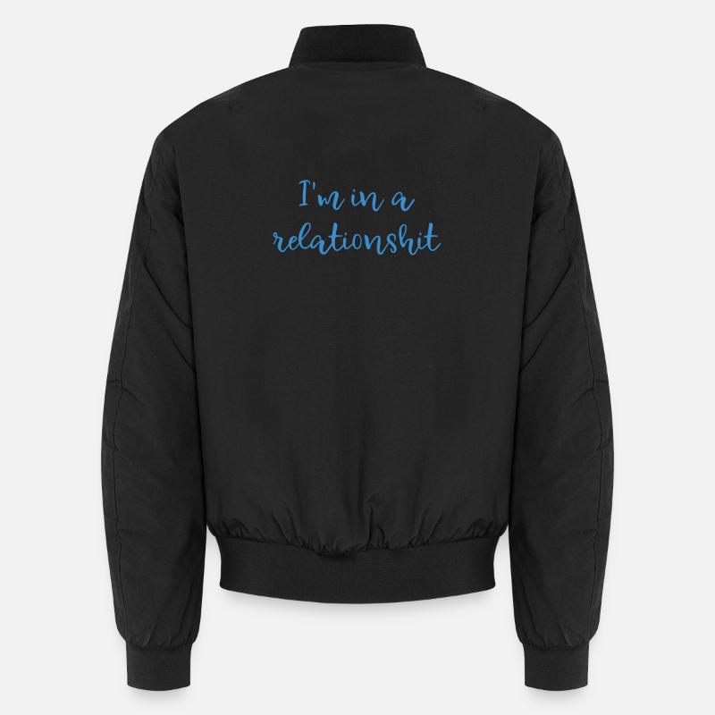 Ich bin in einer Beziehungsscheiße Unisex Bomberjacke