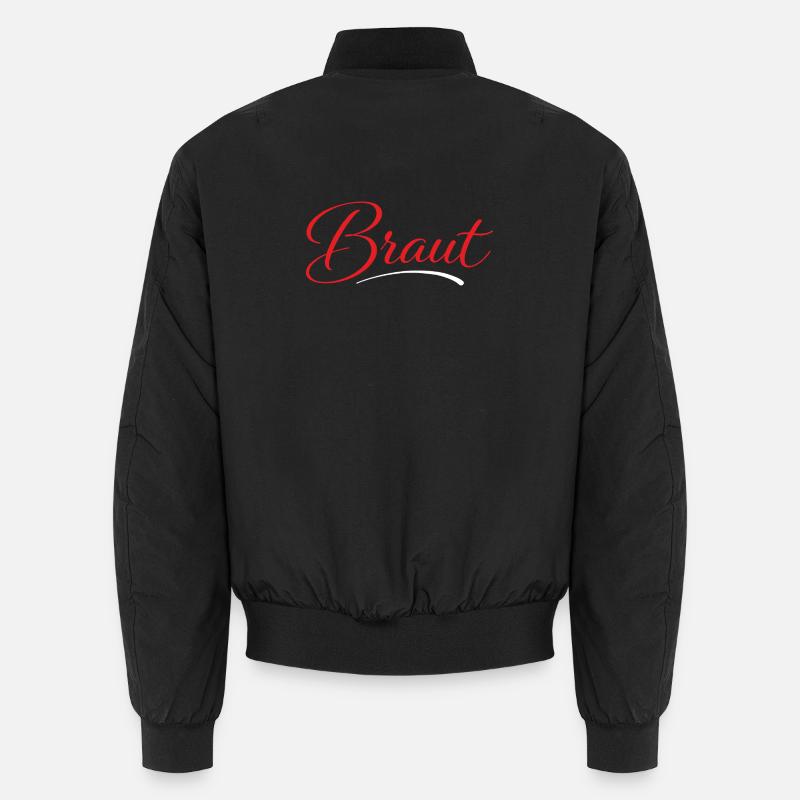 Braut - Unisex Bomberjacke - Schwarz