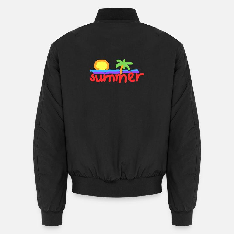 Sommer - Unisex Bomberjacke - Schwarz