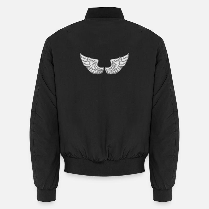 angel - Unisex Bomber Jacket - black