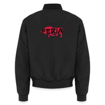 Feria - Bomber unisexe - noir - Dos - AI Model Male 185 light (185cm)