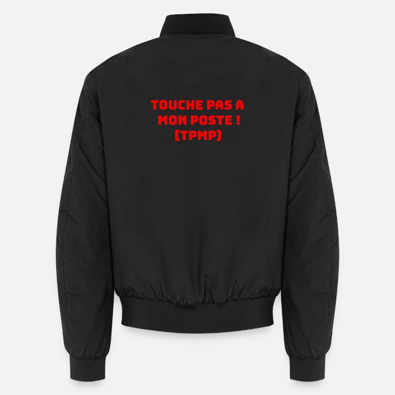 Design T-Shirt Don't Touch My Post + Mug, Mug Unisex Bomber Jacket