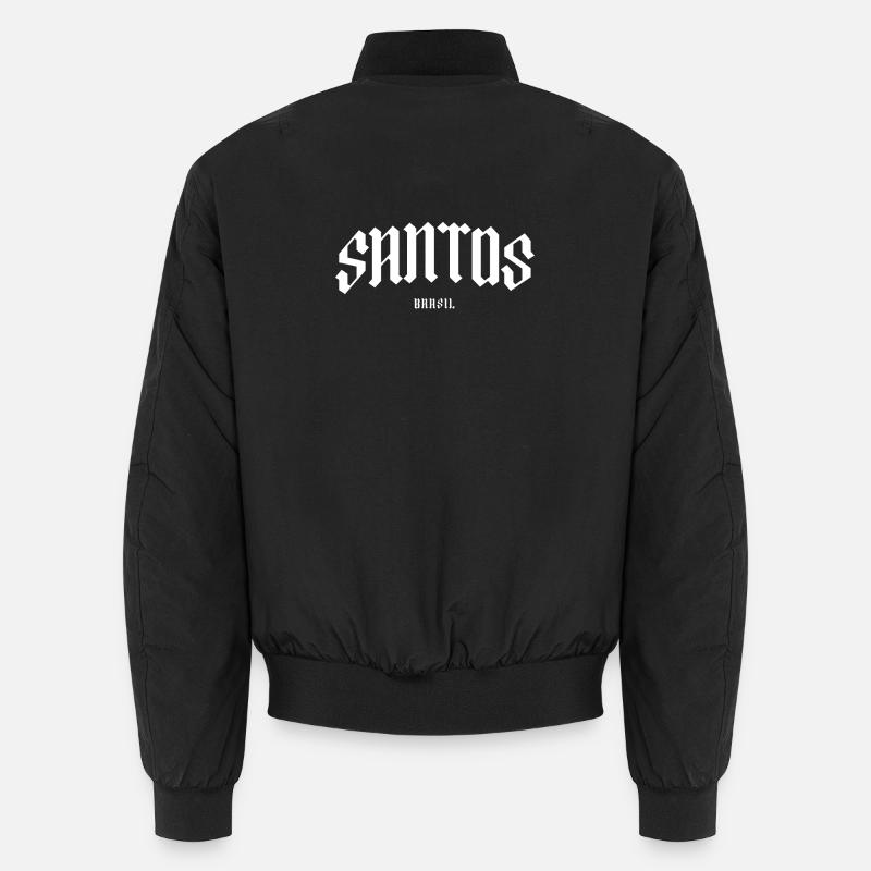 Lettrage gothique Santos Brasil Bomber unisexe