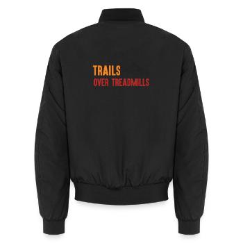 Trail Running - Sentiers sur tapis roulants - Bomber unisexe - noir - Dos - AI Model Male 185 light (185cm)