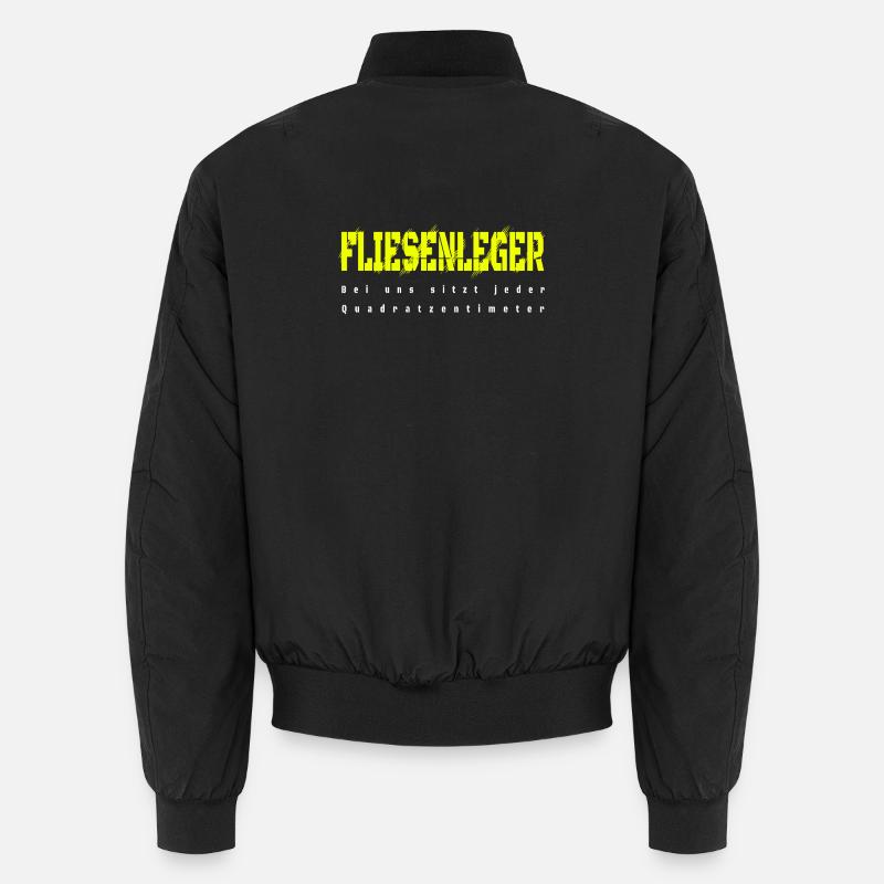Fliesenleger Design Unisex Bomberjacke