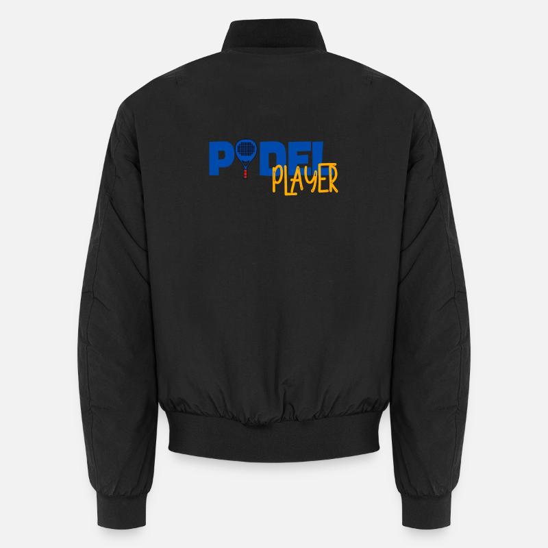Padel Player - Unisex Bomber Jacket - black