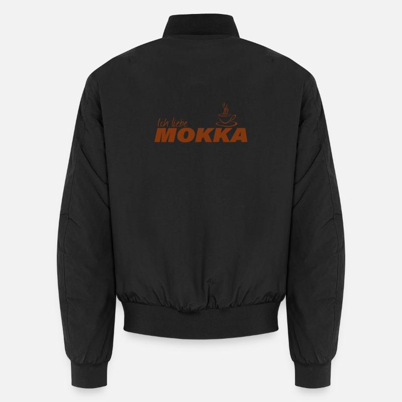 ICH LIEBE MOKKA Unisex Bomberjacke