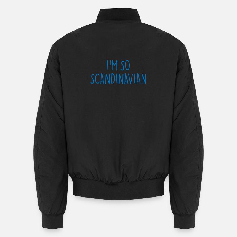 I'M SO SCANDINAVIAN Scandinavia - Unisex Bomber Jacket - black