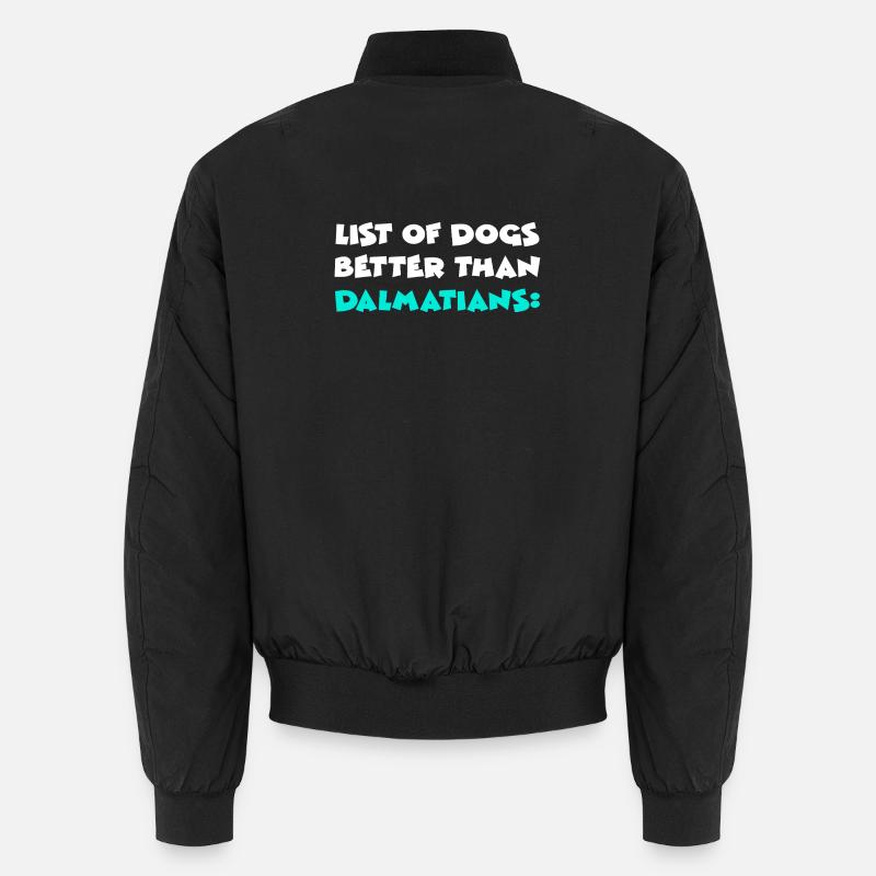 Dalmatian Dalmatiner - Unisex Bomber Jacket - black