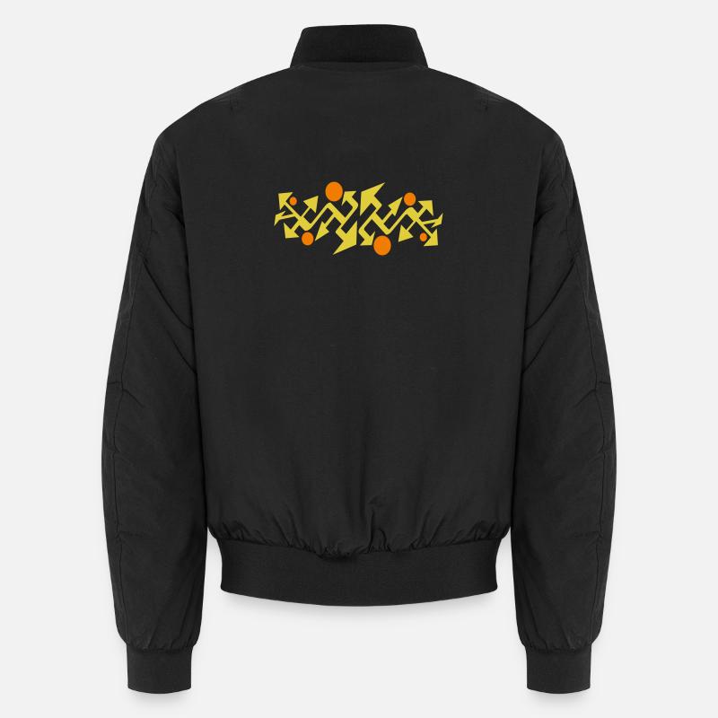 Motif abstrait de Cean - Bomber unisexe - noir