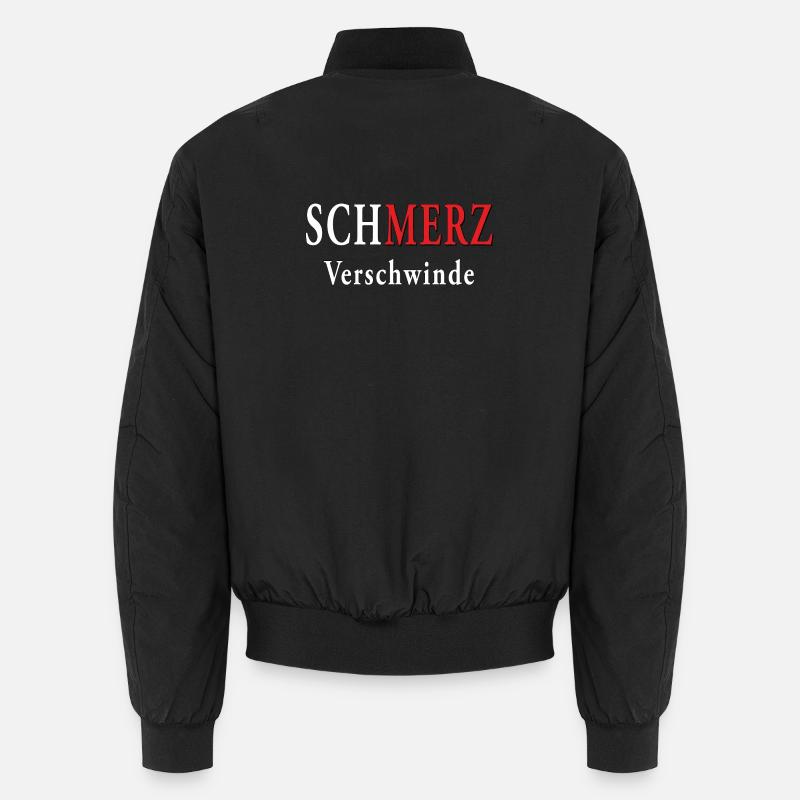 SCHMERZ VERSCHWINDE - Unisex Bomberjacke - Schwarz