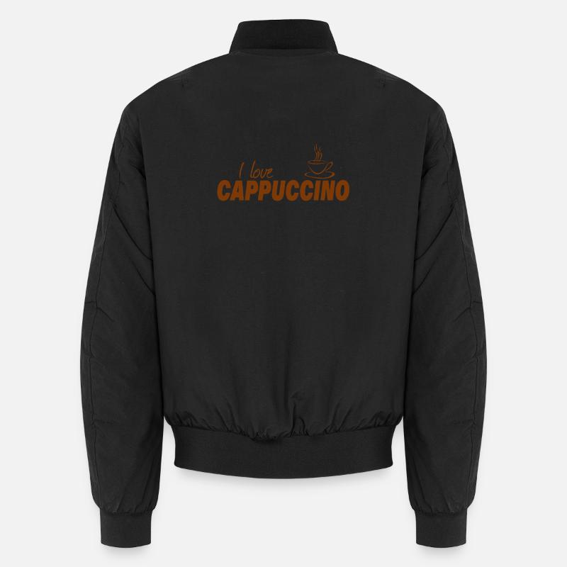 J’ADORE LE CAPPUCCINO - Bomber unisexe - noir