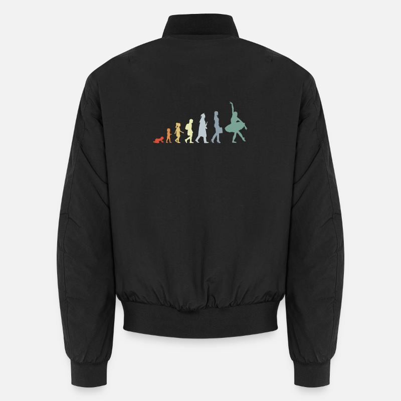 Évolution du danseur de ballet vintage Bomber unisexe