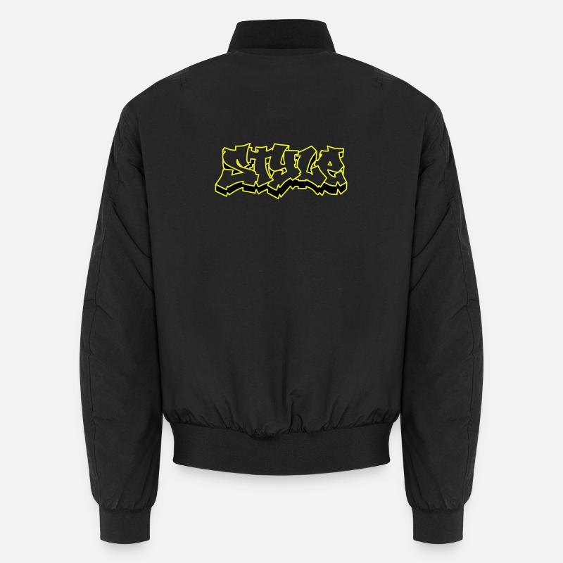 Style Grafiti - Unisex Bomberjacke - Schwarz