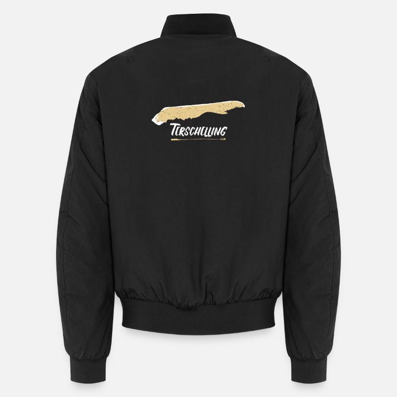 Terschelling | Vintage retro map Unisex Bomber Jacket