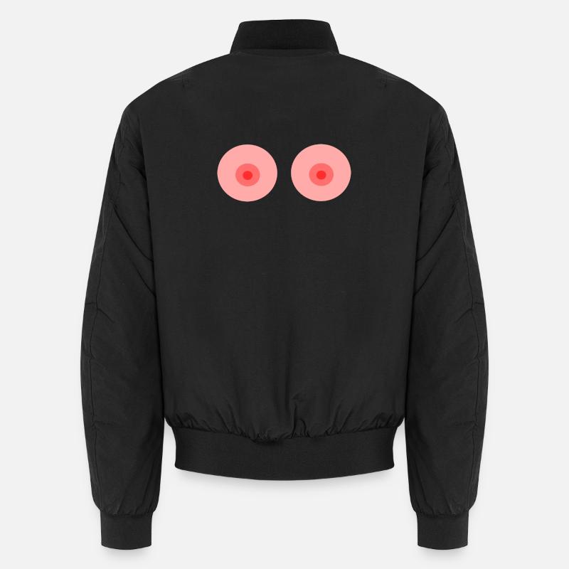 Busen, Brüste Fasching Kostüm Unisex Bomberjacke