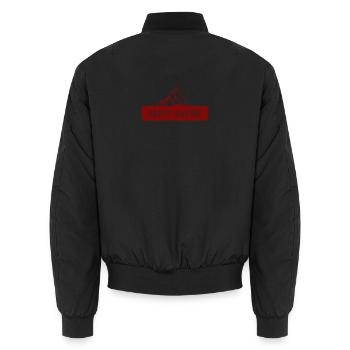 Haute Savoie Montagne - Bomber unisexe - noir - Dos - AI Model Male 185 light (185cm)