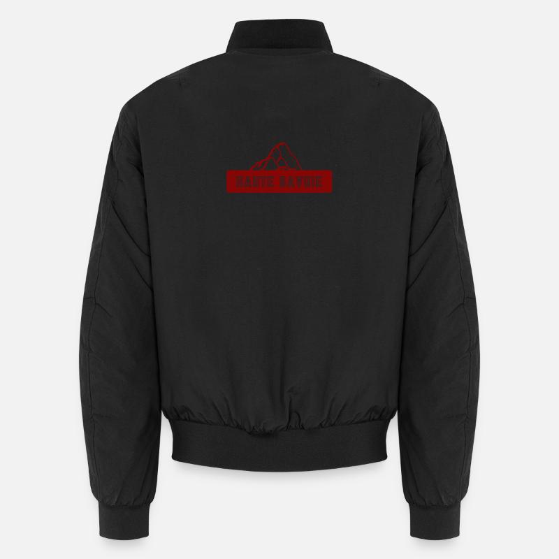Haute Savoie Mountain - Unisex Bomber Jacket - black