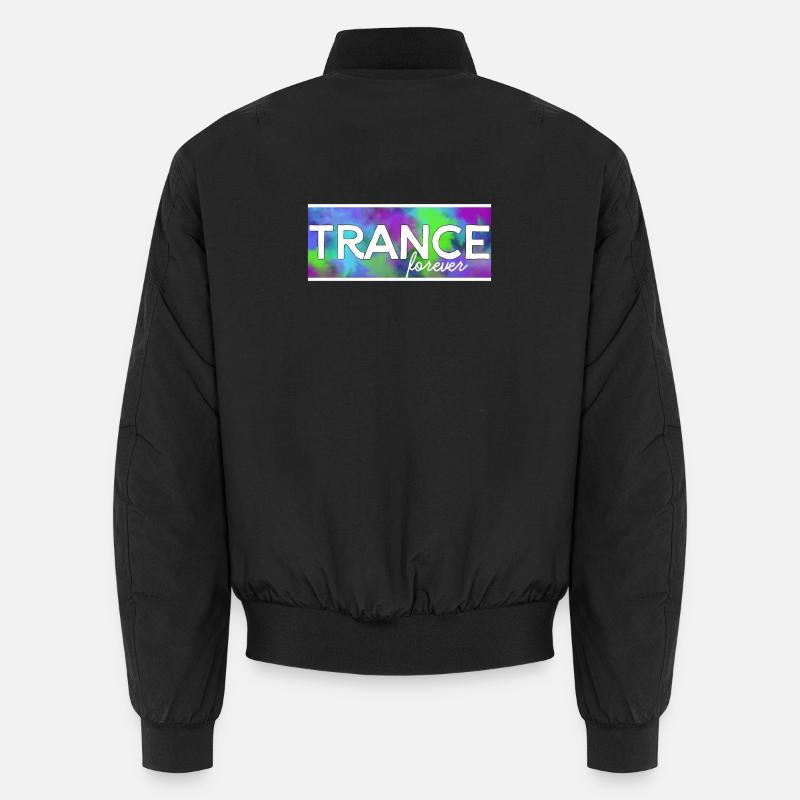 Trance forever - Unisex Bomber Jacket - black