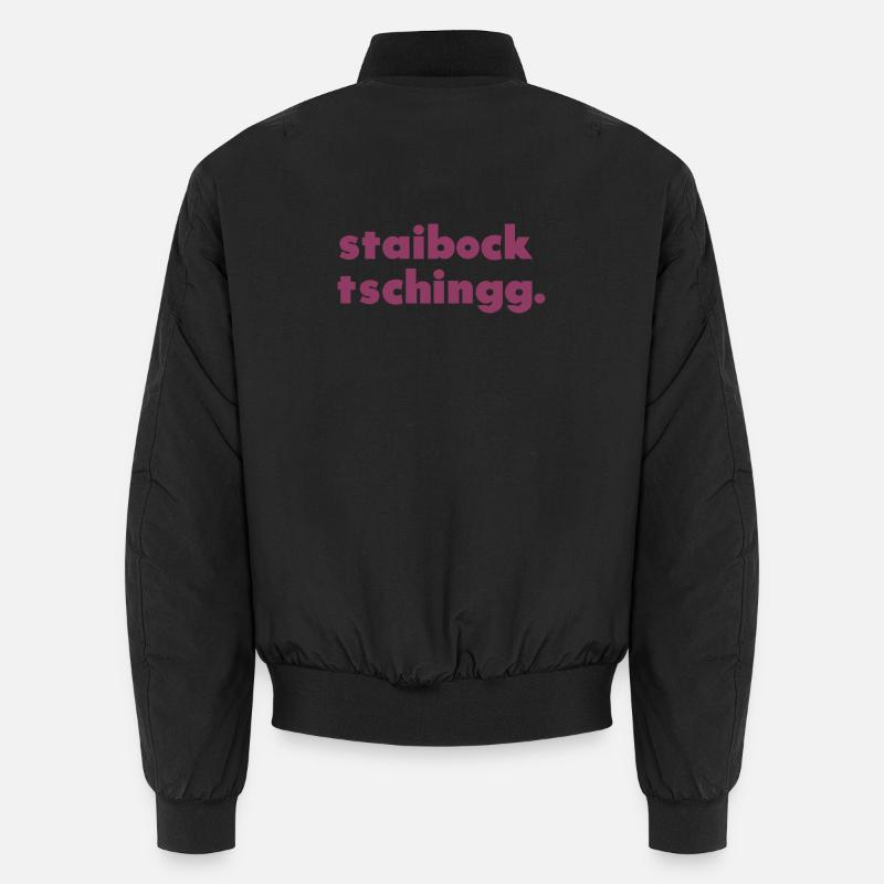 staibocktschingg. - Unisex Bomberjacke - Schwarz