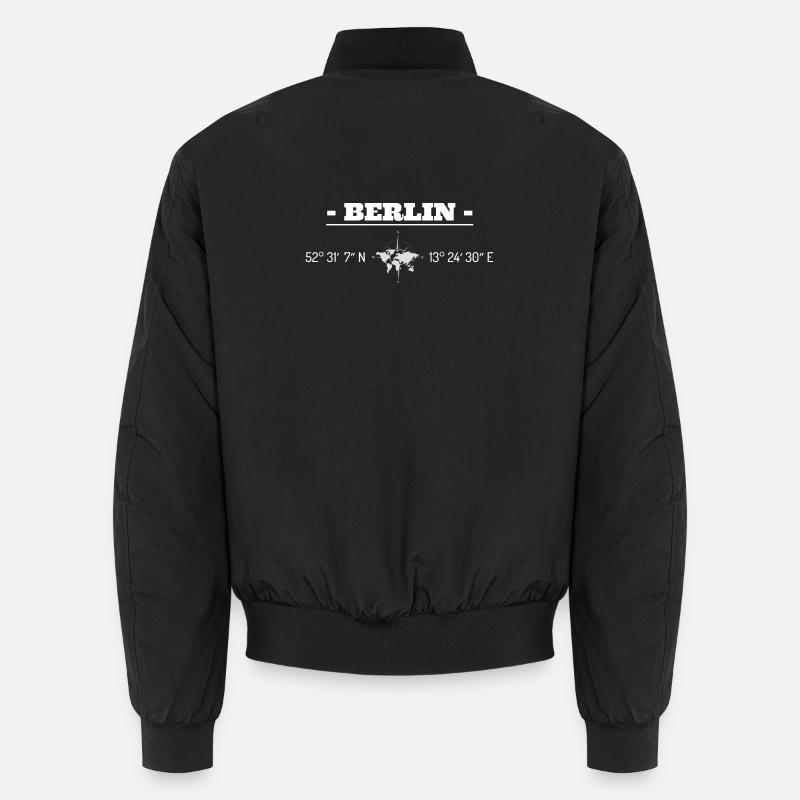 Berlin - Unisex Bomberjacke - Schwarz