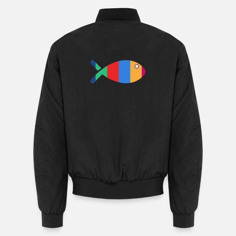 FISH Unisex Bomber Jacket