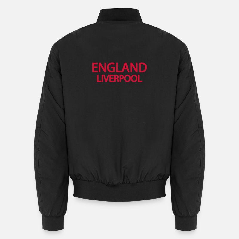 Englisch Liverpool Lyric Design Unisex Bomberjacke