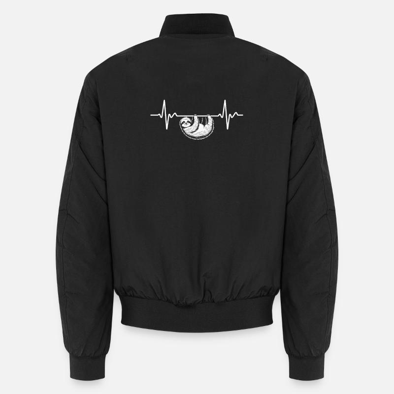 Faultier - Unisex Bomberjacke - Schwarz