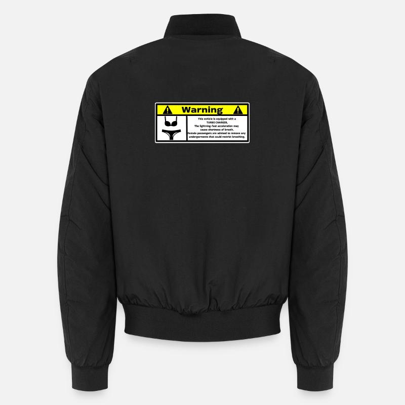 Automotive Warnung - Unisex Bomberjacke - Schwarz