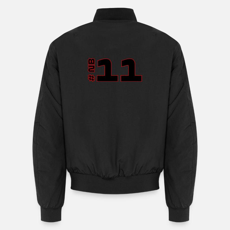 # NB11 - Unisex Bomber Jacket - black