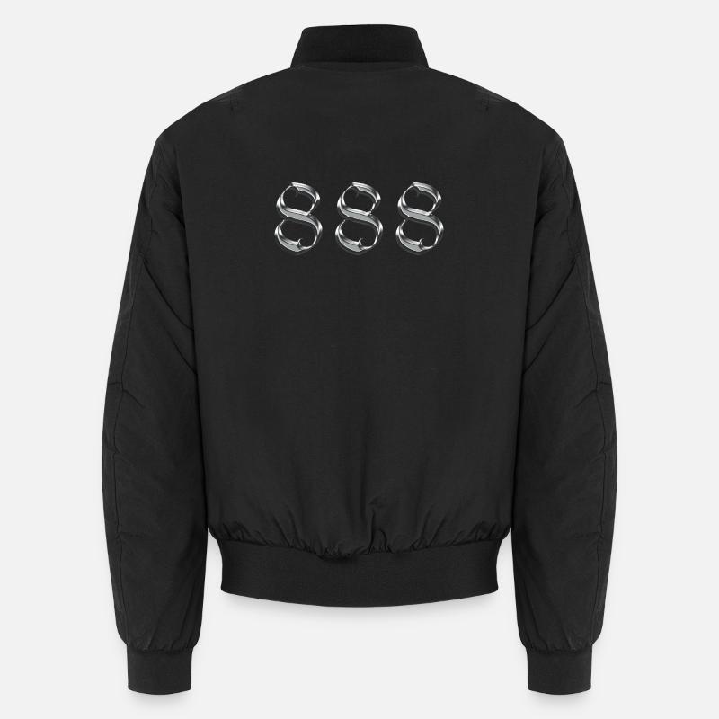 Engel Nummer 888 Bilanz - Unisex Bomberjacke - Schwarz