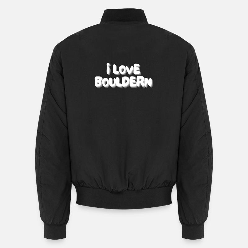 i love bouldern Unisex Bomber Jacket
