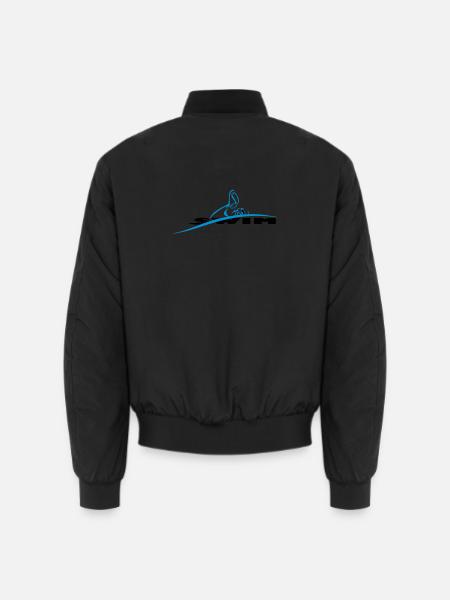 swimmer - Unisex Bomberjacke - Schwarz