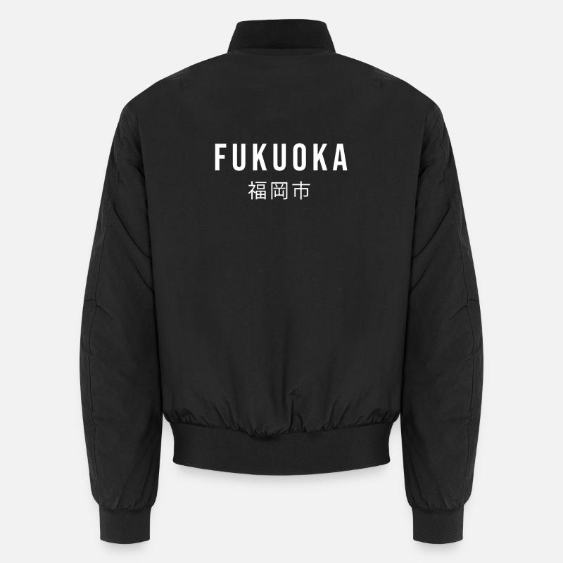 Fukuoka - Unisex Bomberjacke - Schwarz