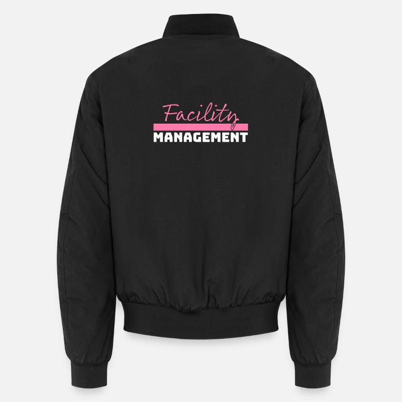 Tshirt Facility Management rose blanc Bomber unisexe
