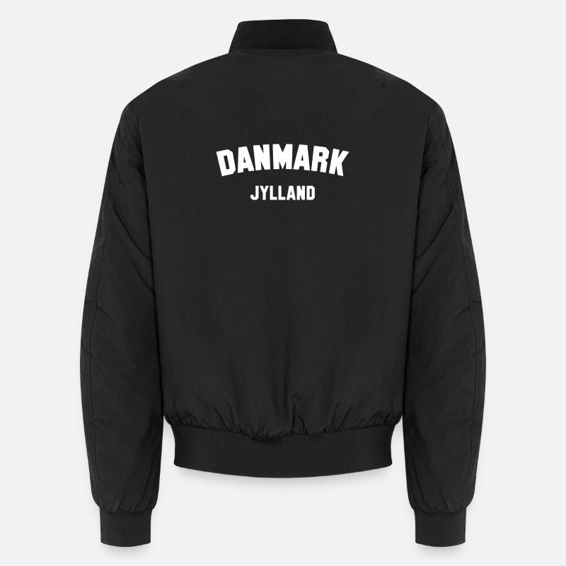 JYLLAND Denmark Dänemark - Unisex Bomberjacke - Schwarz