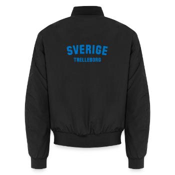 TRELLEBORG Suède Schweden - Bomber unisexe - noir - Dos - AI Model Male 185 light (185cm)