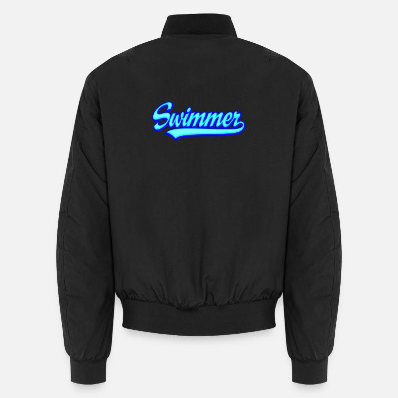 Nageur - Bomber unisexe - noir