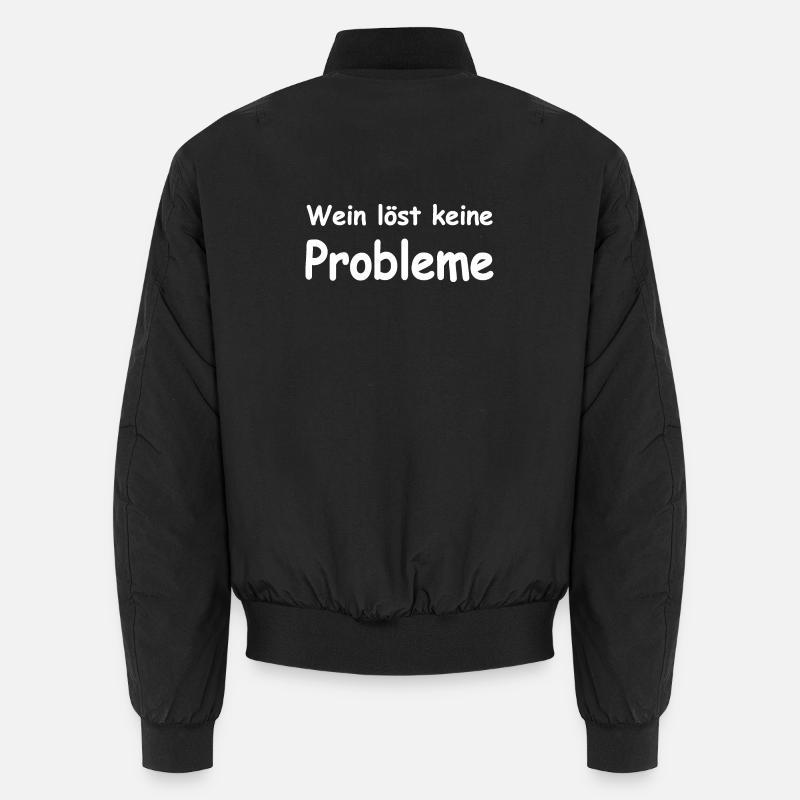 Wein - Unisex Bomberjacke - Schwarz