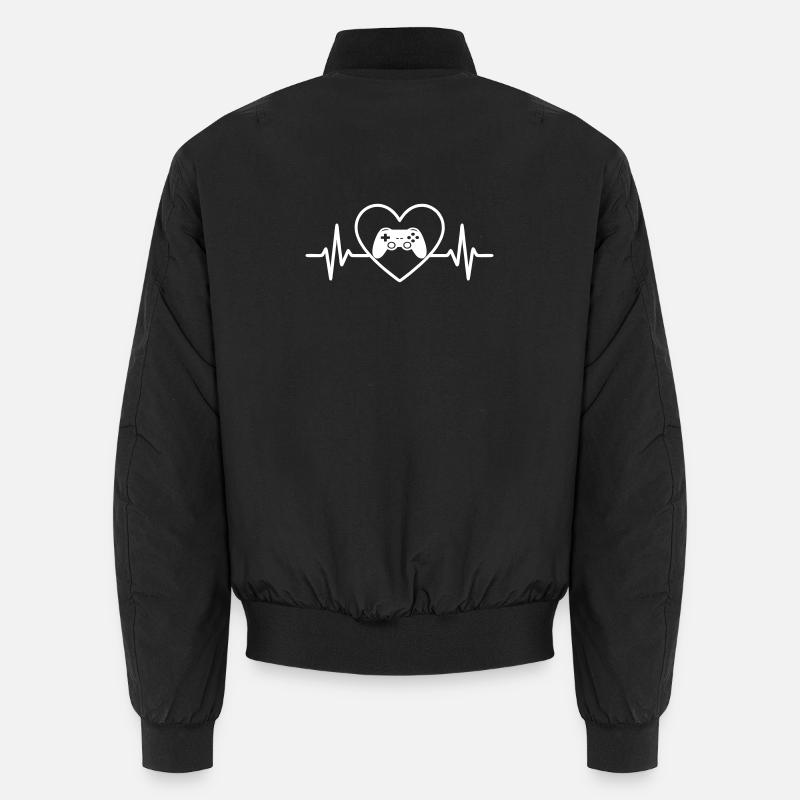 Videospiele Gamer Herz-Controller Unisex Bomberjacke
