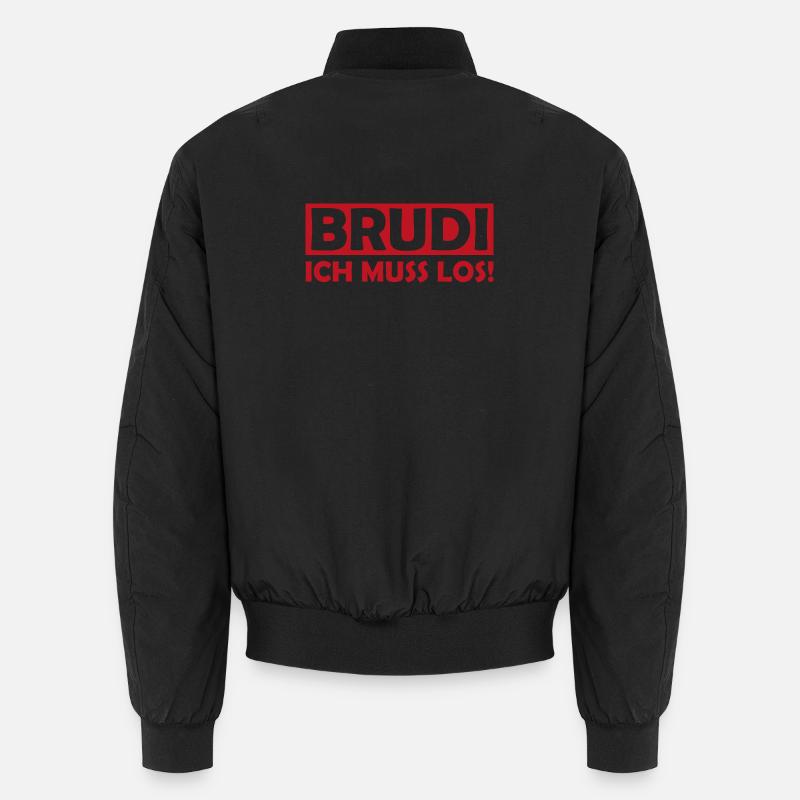BRUDI : Je dois y aller - Bomber unisexe - noir