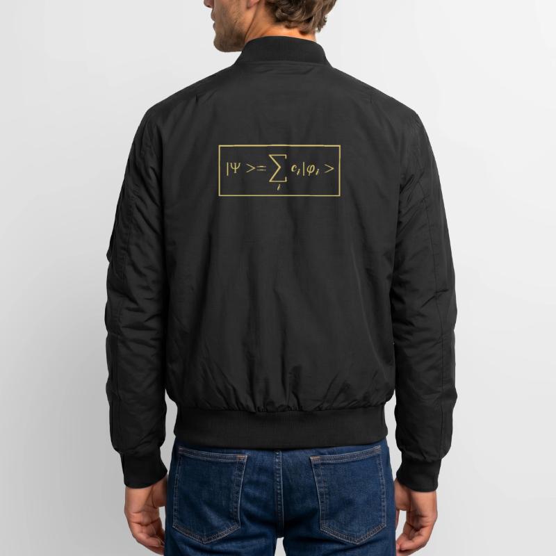 Quantenphysik Quanten Physik Quantensprung Unisex Bomberjacke