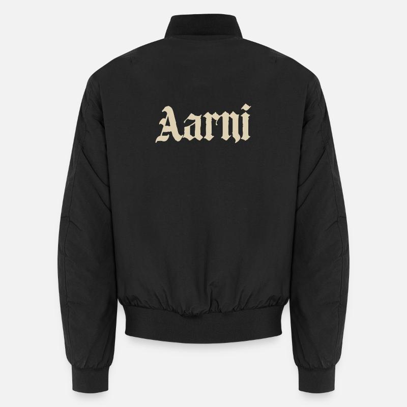 Aarni Gothic Design - Unisex Bomberjacke - Schwarz