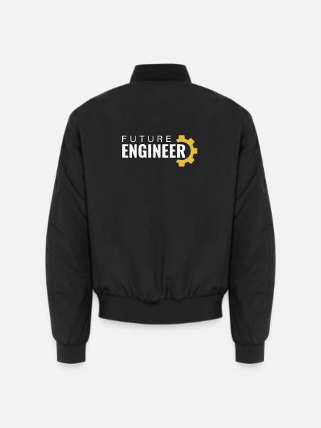 Abschlussgeschenk für zukünftige Ingenieure - Unisex Bomberjacke - Schwarz