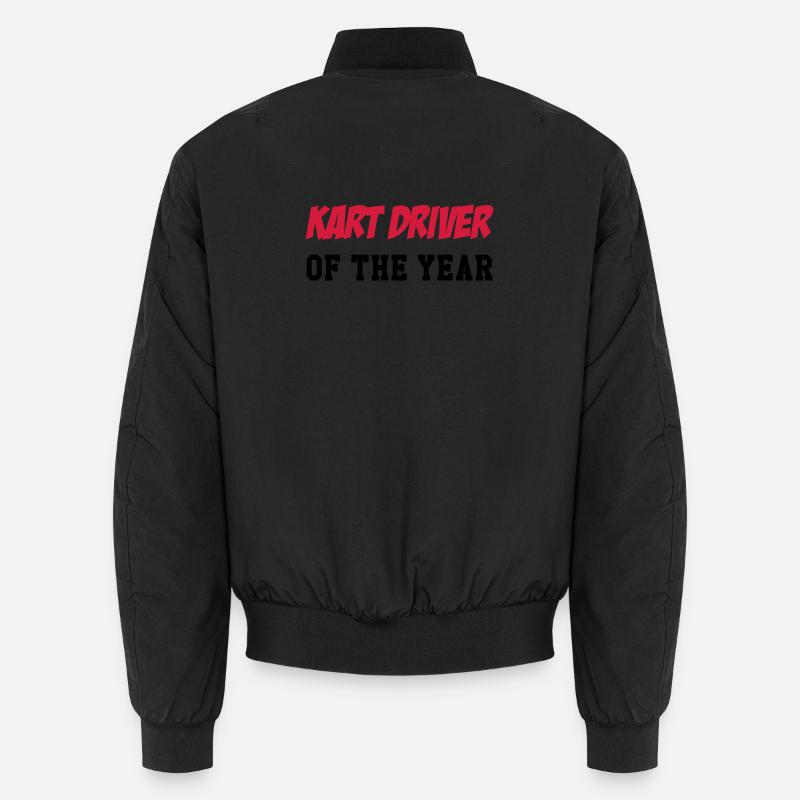 Go-Kart / Karting / Kart / Fahrer - Unisex Bomberjacke - Schwarz